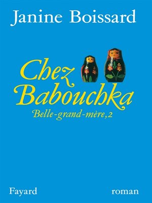 cover image of Chez Babouchka, Belle-grand-mère
